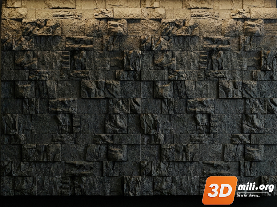 Stone Wall Skp Files